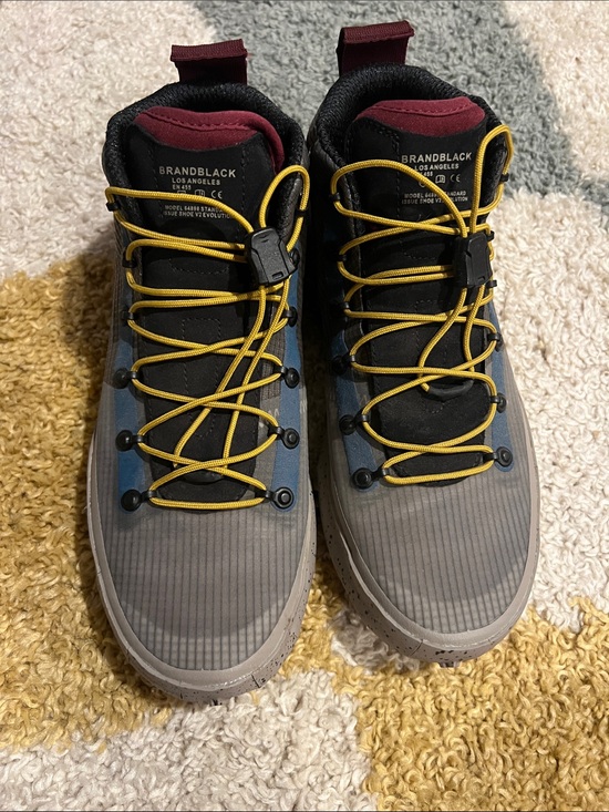 Brandblack Other - Brandblack Sansin Gray and Burgundy Hybrid Hiking Shoe